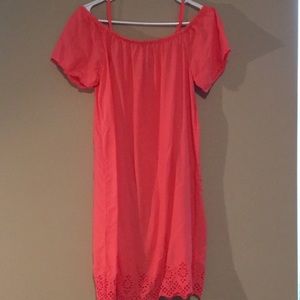 Old Navy coral dress Large